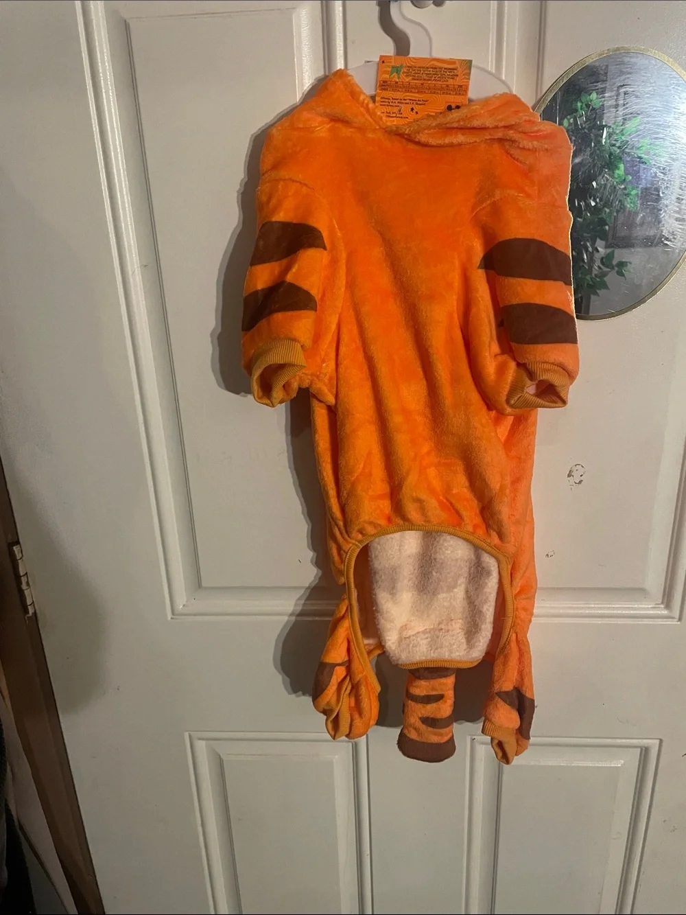 Disney Tigger Orange dog Costume Hoodie Robe
